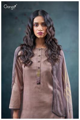 Ganga vrinda 3707 Designer dress material wholesale in Surat