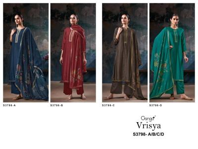 Ganga vrisya 3798 Dress material suppliers in India