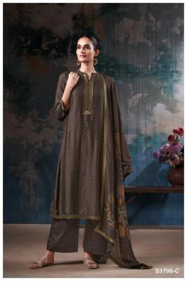 Ganga vrisya 3798 Dress material suppliers in India