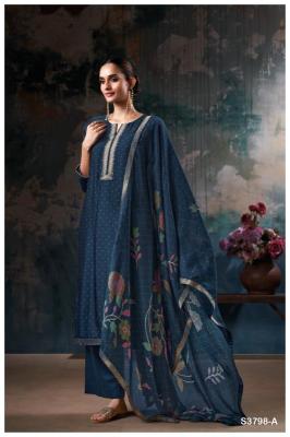 Ganga vrisya 3798 Dress material suppliers in India