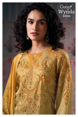 Ganga wynda 3154 Wholesale dress material dealers in Surat