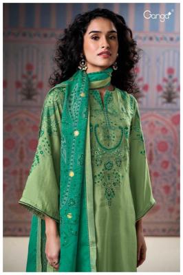 Ganga wynda 3154 Wholesale dress material dealers in Surat