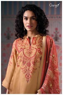 Ganga wynda 3154 Wholesale dress material dealers in Surat