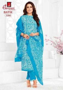 Ganpati batik pant vol-11 Dress materials for sale
