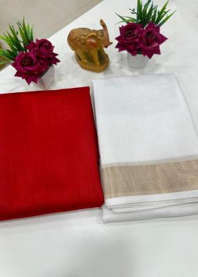 GC new soft cotton white Mumbai saree market online