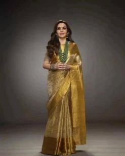 GC nita ambani special soft tissue silk Jamdani sarees wholesale market