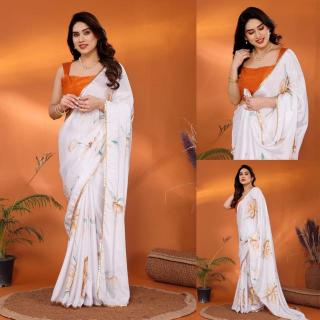 GC soft chinon shiffon silk Traditional sarees wholesale