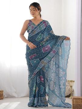 GC soft georgette silk Indian saree manufacturers