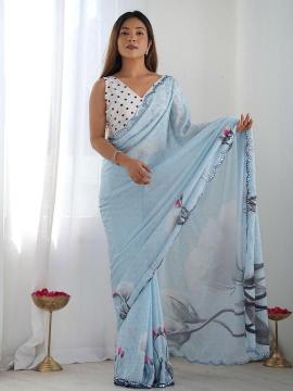 GC soft georgette silk Indian saree manufacturers