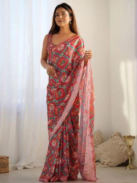 GC soft georgette silk Indian saree manufacturers