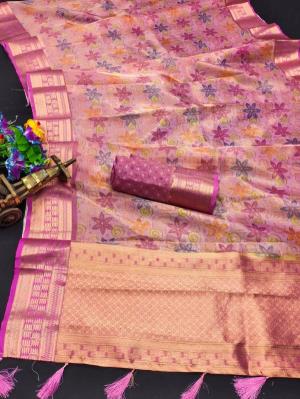 GC soft jacquard digital print Best wholesale sarees online
