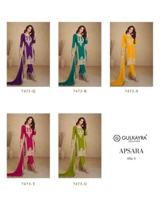 Gulkayra designer apsara vol 5 Wholesale designer salwar kameez in India