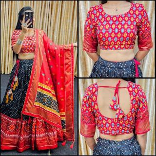 Janvi Tussar Silk lehenga wholesale market in ludhiana