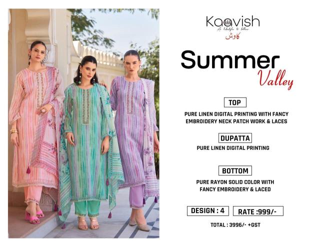 Kaavish summer valley Affordable dress materials wholesale