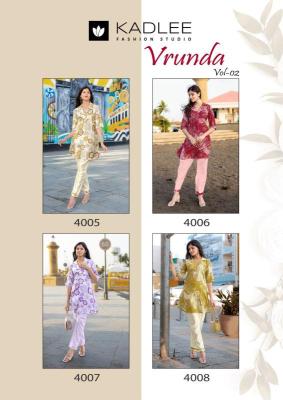 Kadlee vrunda vol 2 Wholesale kurti market in Surat