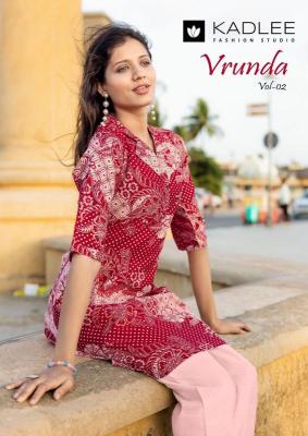 Kadlee vrunda vol 2 Wholesale kurti market in Surat