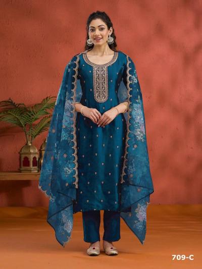 Kanak Super Hit 709 A To F Kurti manufacturers in Jaipur