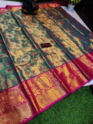 Kanjivaram soft pattu with contrast Wholesale sarees in Surat