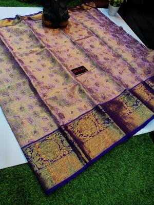 Kanjivaram soft pattu with contrast Wholesale sarees in Surat