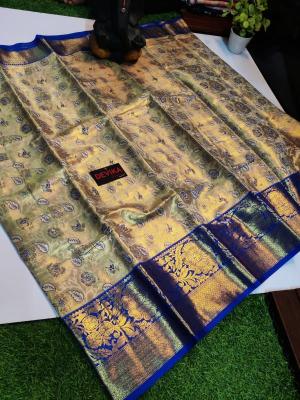 Kanjivaram soft pattu with contrast Wholesale sarees in Surat