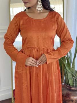 Karla vichitra anarkali style short indian kurti