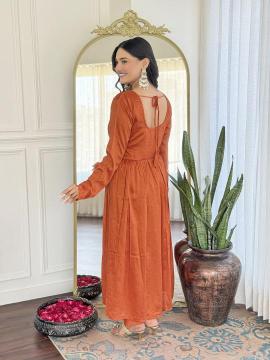 Karla vichitra anarkali style short indian kurti