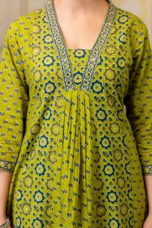 Karma v neck indian kurti images
