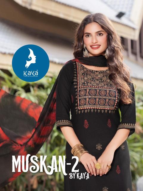 Kaya kurti muskan 2 indian kurti white