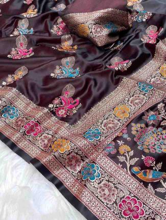 Kc 4025 Traditional Wear Satin Silk Party wear sarees in Hyderabad