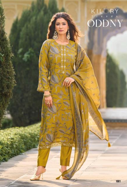 Kilory trends oddny Designer dress materials wholesale