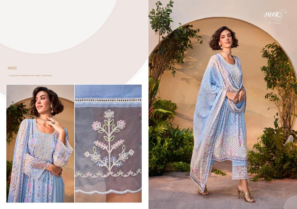 Kimora heer titaliya vol-212 Dress material suppliers in India