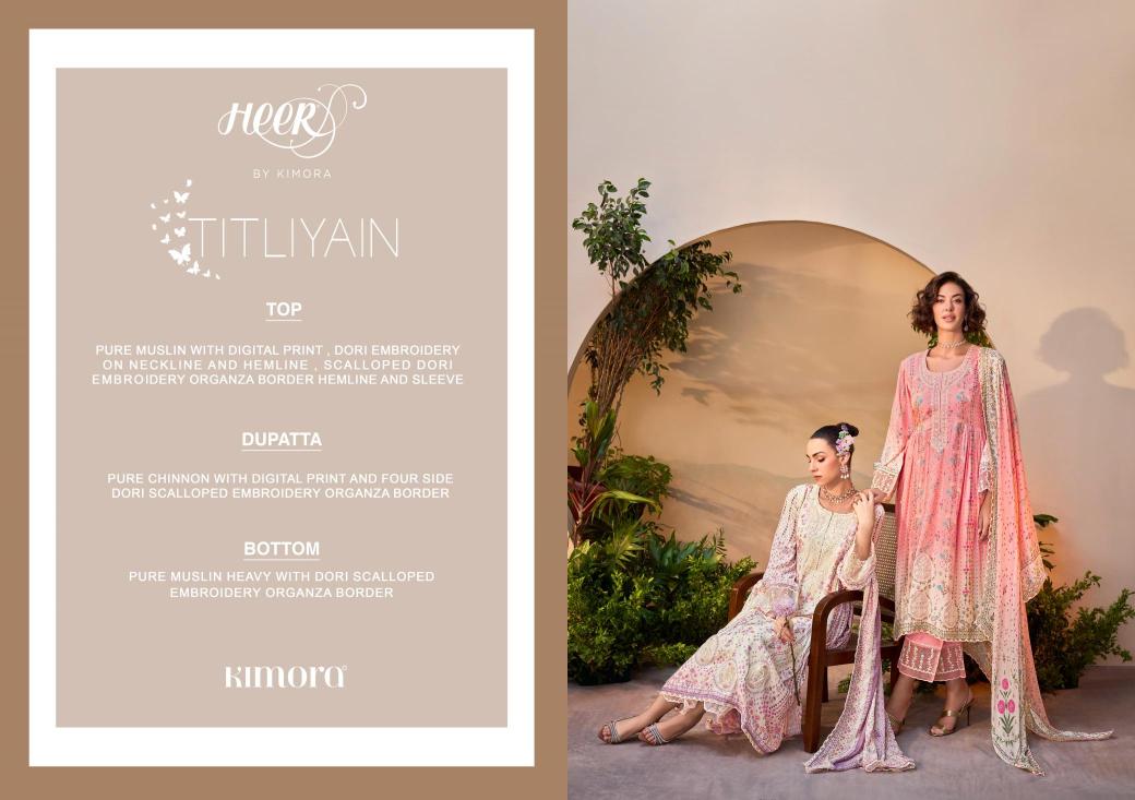 Kimora heer titaliya vol-212 Dress material suppliers in India