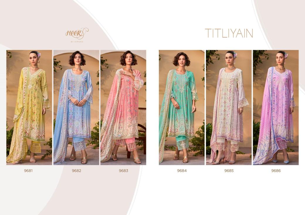 Kimora heer titaliya vol-212 Dress material suppliers in India