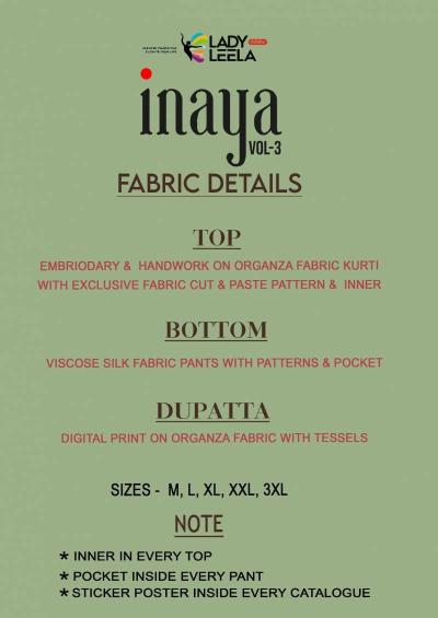 Lady Leela Inaya Vol 3 Kurti suppliers in Mumbai