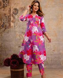 Ladybook belliza vol 4 Kurti Fabric Suppliers