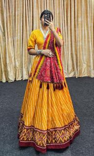 light leriya vichitra Silk lehenga wholesaler in jaipur