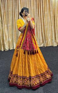 light leriya vichitra Silk lehenga wholesaler in jaipur