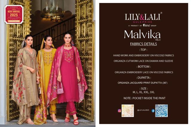 Lily & lali malvika 3 indian kurti ship world wide