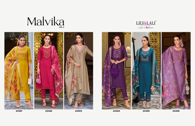 Lily & lali malvika 3 indian kurti ship world wide