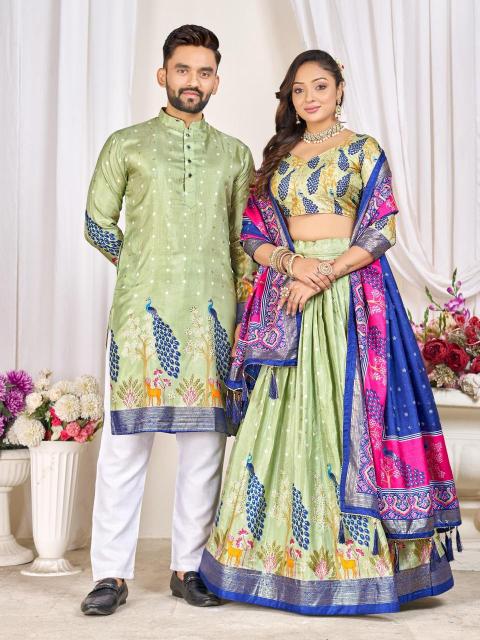 LOVE BIRDS Dola Silk Latest lehenga choli wholesale in India