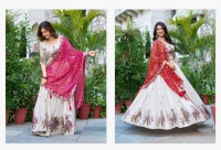 Luna Vol 57 Designer Silk Bridal lehenga choli on rent in Mumbai