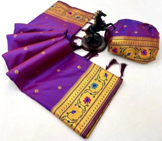 Maharashtrian paithani pure soft silk  Saree wholesale market in Mumbai