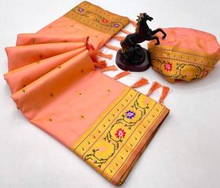 Maharashtrian paithani pure soft silk  Saree wholesale market in Mumbai