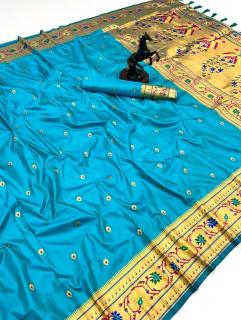 Maharashtrian paithani pure soft silk  Saree wholesale market in Mumbai