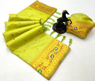 Maharashtrian paithani pure soft silk  Saree wholesale market in Mumbai