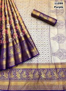 Malhar kanjivaram pattu silk Wholesale designer sarees market