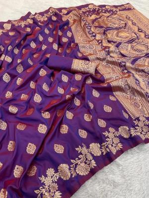 Malhar south festival special soft and pure banarasi silk Saree manufacturers in Ahmedabad