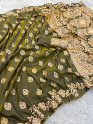 Malhar south festival special soft and pure banarasi silk Saree manufacturers in Ahmedabad