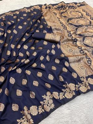 Malhar south festival special soft and pure banarasi silk Saree manufacturers in Ahmedabad