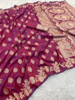 Malhar south festival special soft and pure banarasi silk Saree manufacturers in Ahmedabad